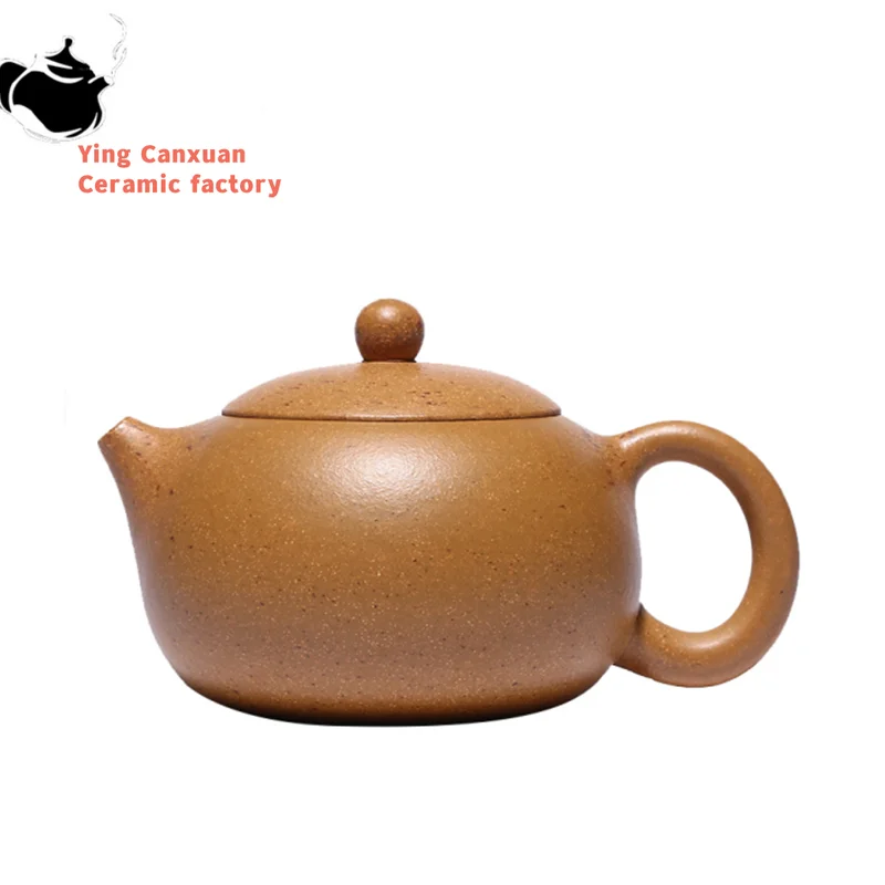 

290ml classic Yixing Purple Clay Teapots Raw Ore Xishi Tea Pot Household Filter Beauty Kettle Zisha Tea table Accessories