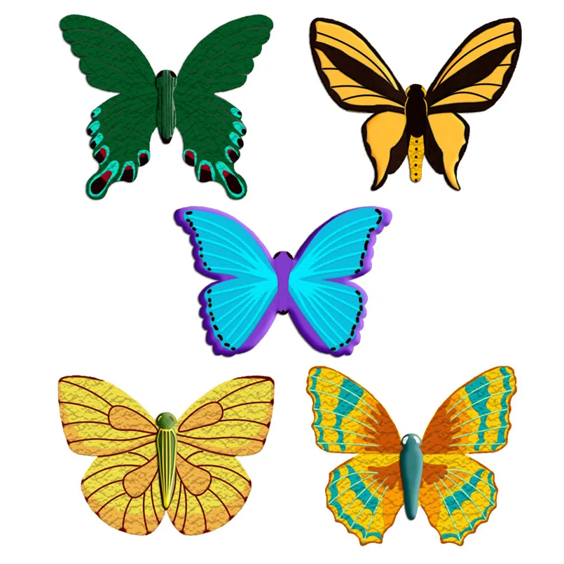 

Cartoon Insect Butterfly Plastics Moulds,Morpho,Papilio,Birdwing,Cabbage,Vanessa,Cake Fondant Tools,Cookie Fruit Cutters