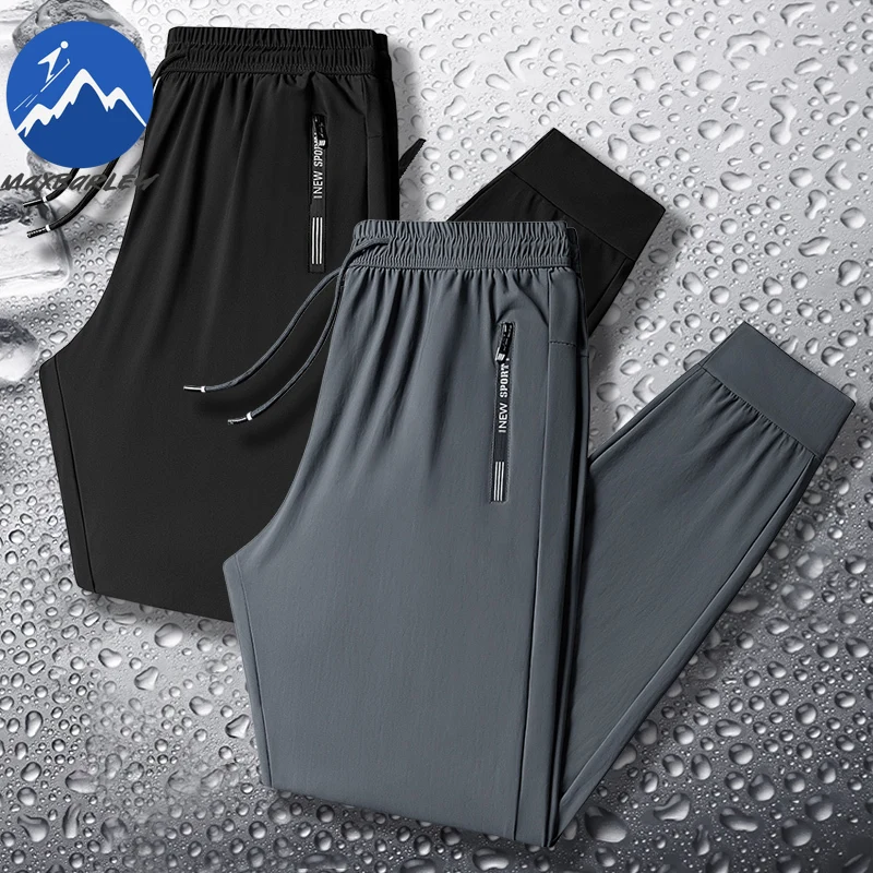 Pantalon pêche été soie homme séchage rapide respirant élastique 8XL overalls