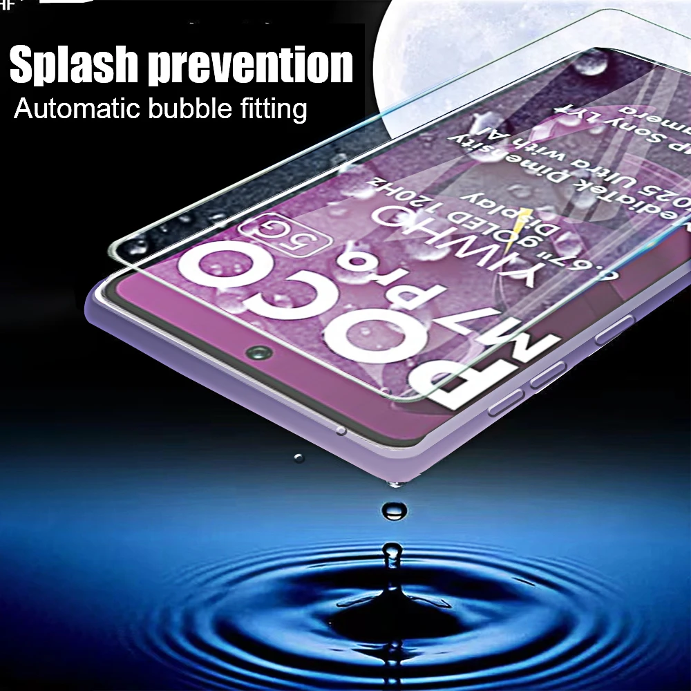 Premium Tempered Glass Screen Protectors - 4 Pack, Full Coverage Film