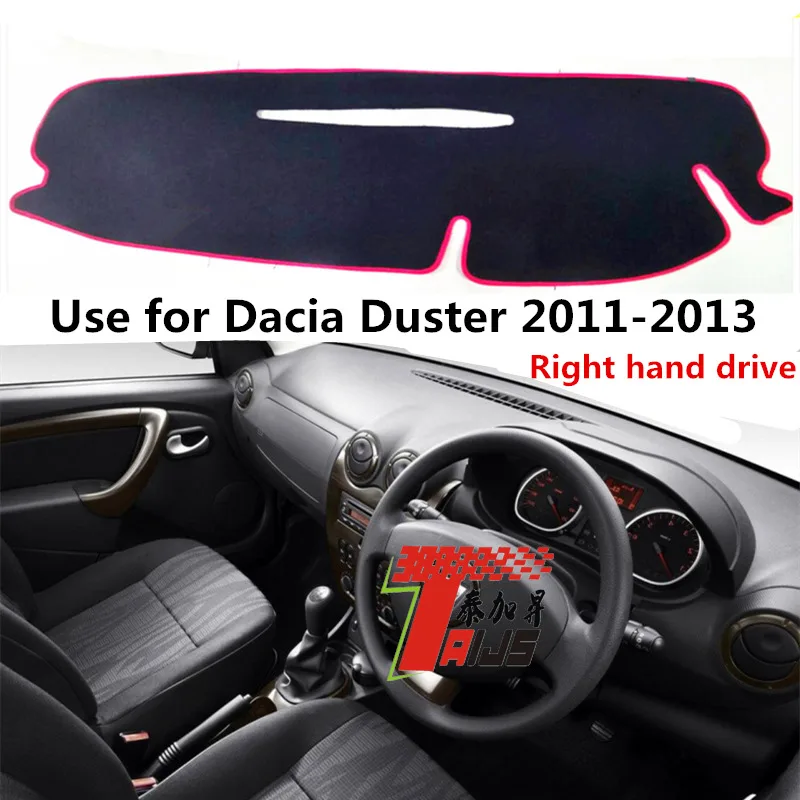 

Taijs Right Hand Drive Car Dashboard Mat Dash-Mat for Dacia Duster 2009 2010 2011 2012 2013 Inner Pad Cushion Carpet