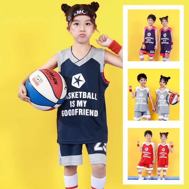 Boys Girls Basketball Jersey Children Outdoor Sportswear 3-12 Years Old  Basketball Uniform Vest Short Suit Child Sportswear - AliExpress