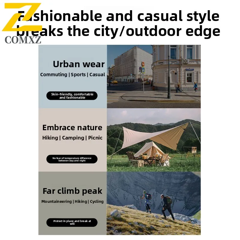 Men's Windproof Rain Jacket Autumn Waterproof Pullover Hiking Fishing Coat Lightweight Solid Color Outdoor Sports Windbreaker