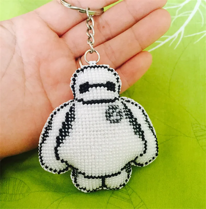 Embroidery Kits Bead cross stitch kits Printed cross stitch Set stich Key chain Phone mobile phone ornaments Cartoon pendant Craft Bead-work