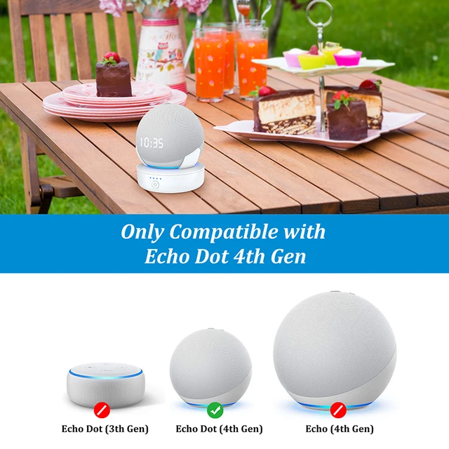 Batteria Per Echo Dot 4a E 5a Generazione - 5000mAh, Bianco, Ricaricabile USB-C - Foto 8