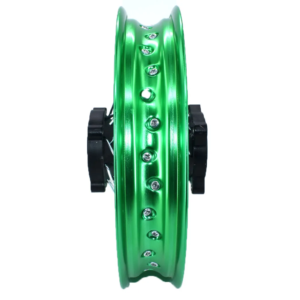 Dirt bike Pit bike Wheel Rims Green 12mm or 15mm Axle 1.85x12" Inch Rear Wheel Rim PIT PRO CRF KLX YZF BSE Kayo Chinese Bike