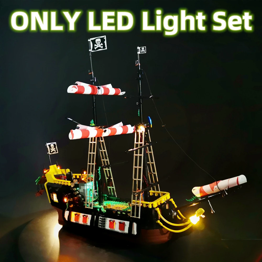 IN STOCK Remote Control LED Light Set For Pirates of Barracuda Compatible With LEGO 21322 Building Blocks Bricks Accessory Toys