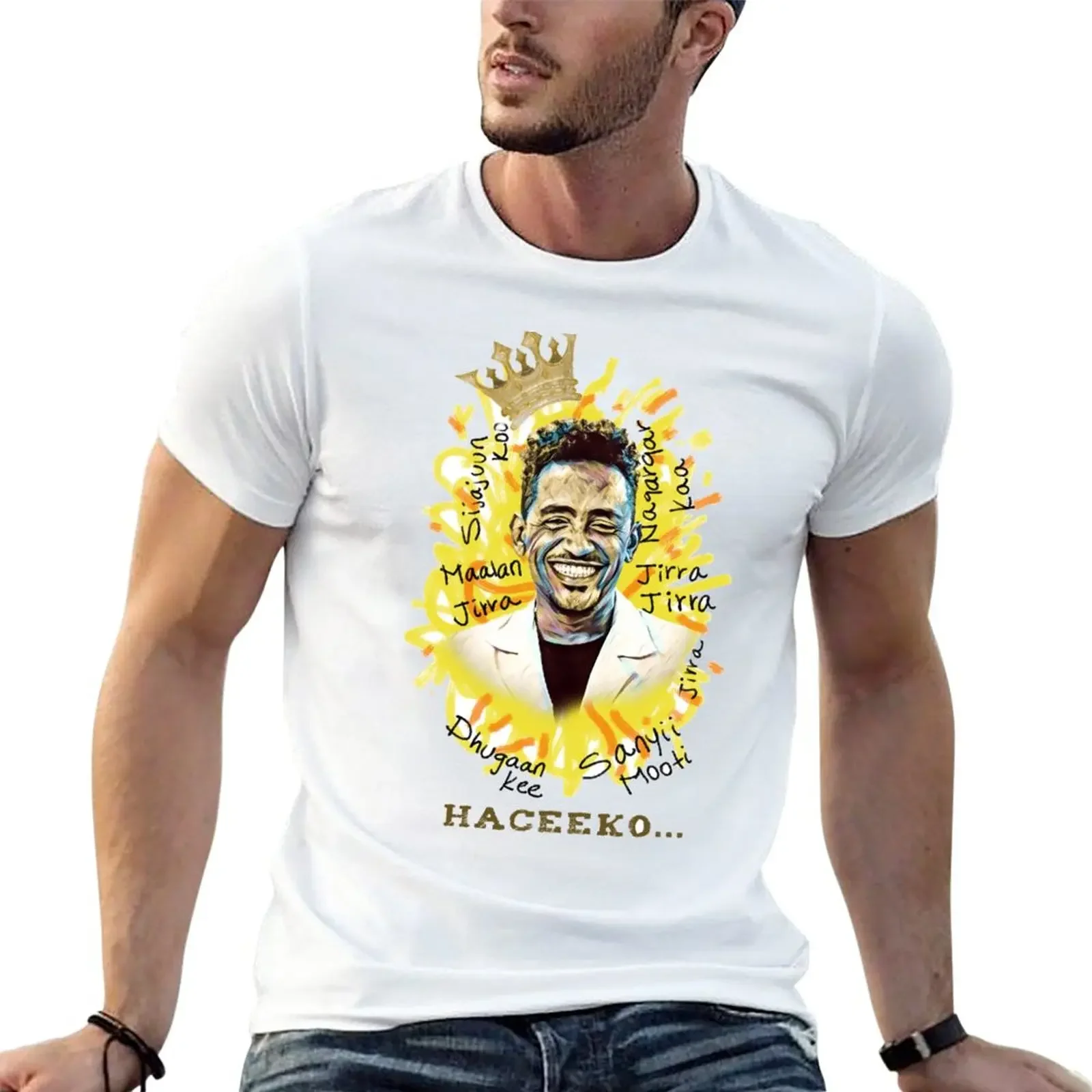 

HACEEKO T-Shirt aesthetic clothes vintage anime mens graphic t-shirts funny