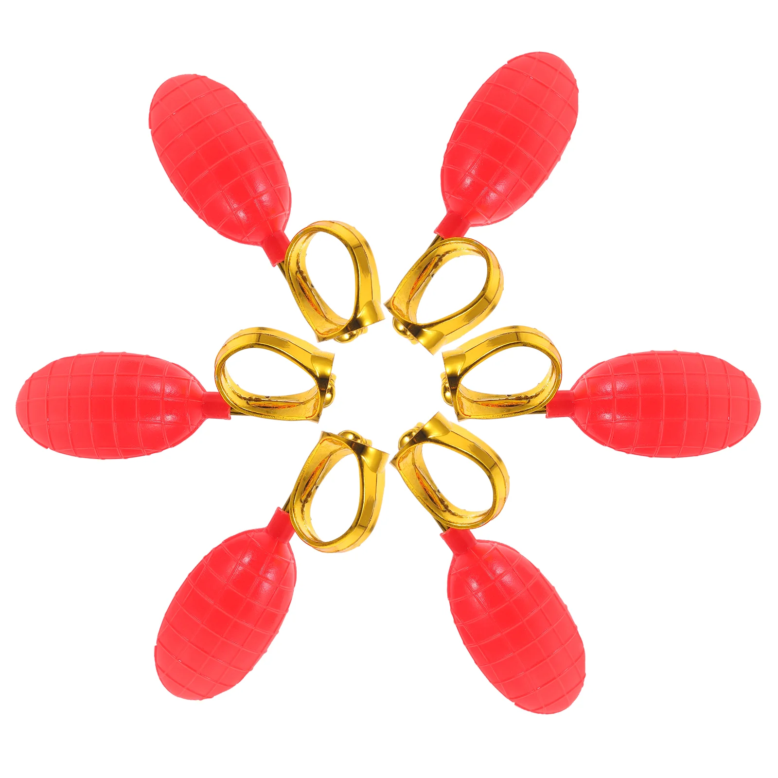 

6Pcs Prank Water Spray Ring Toy Trick Prank Ring Plaything Party Favor