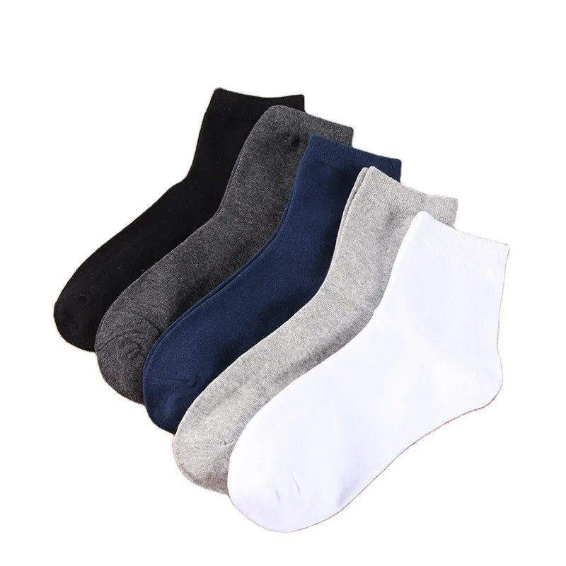 

Socks girl cotton wholesale mid -socks black sports socks pure color bouquet waist men's socks low -top and shallow