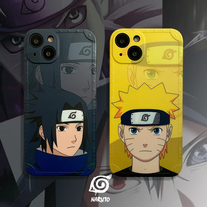 Чехол для телефона Bandai Naruto iPhone 13/12/11 Pro Max /Xr /Xs /7 8 Plus легкий n' Тонкий чехол из ТПУ