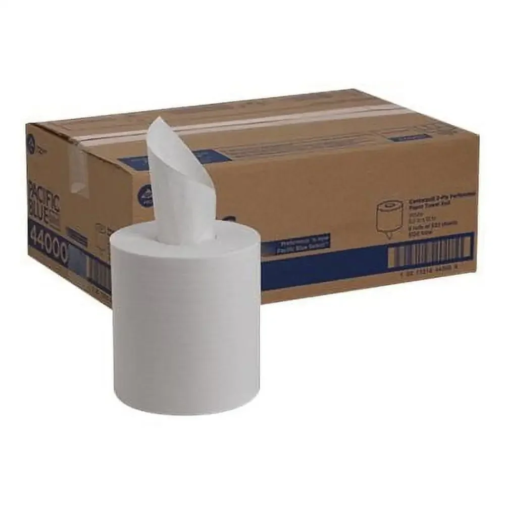 Embossed 2-Ply Hand Towels Blue Color 520 Sheets/Roll 6 Rolls/Carton