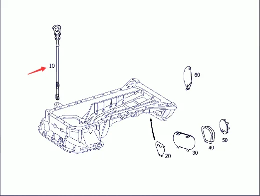 Engine Car Oil Level Display Dipstick 2730101572 for Mercedes Benz GL 550 4MATIC W463 W164 R 500L 4MATIC 07 A 273 010 15 72