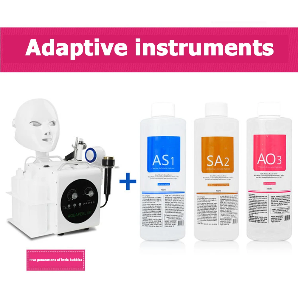 Aqua Peel Solution Skincare Liquid/Serum for Oxygen Jet Small Bubble Machine AS1/AO3/SA2 Solution Serum 400ml 5