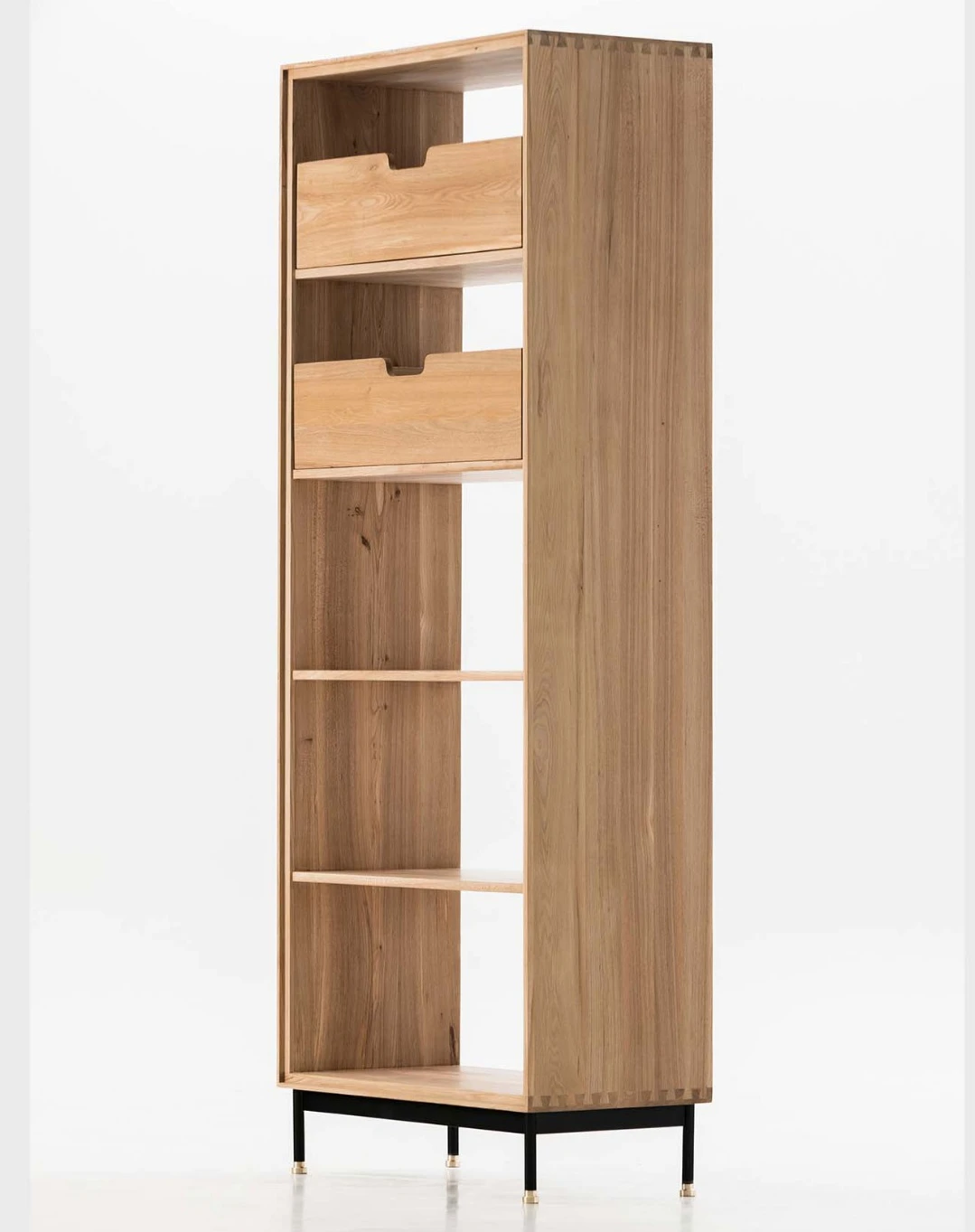 

Open Box Five-Layer Rack Solid Wood Storage Rack Student Storage Rack Living Room Study Floor Partition Bookshelf