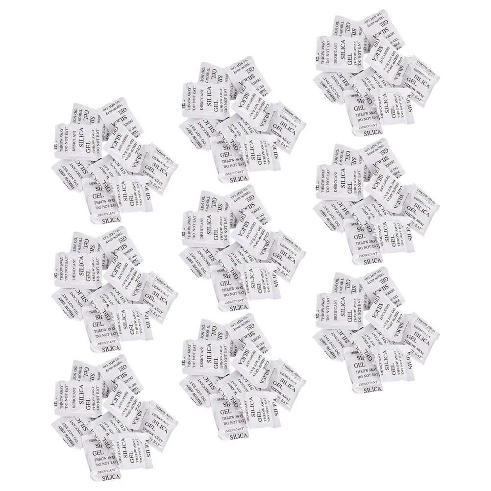 100 Pcs Silica Gel Desiccant Moisture Absorbing Bags Efficient Powder Absorbent Packets Absorbers Drying silica gel desiccant moisture absorber bag moisture absorbing bag