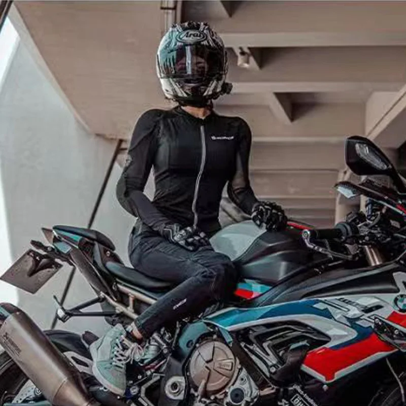 Summer Breathable Women's SCOYCO Motocross Motorcycle Armor Knight Riding Protect Anti Fall Soft Motorbike Armors Racing Jacket