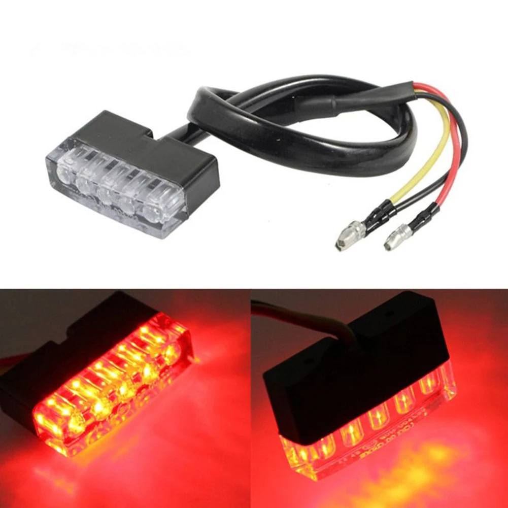 

LED Tail Light 1 Pcs Approx. 2.4*3.9 Cm 12V Car Accessories Motorbike Motorcycle Red Light Colour High Quality