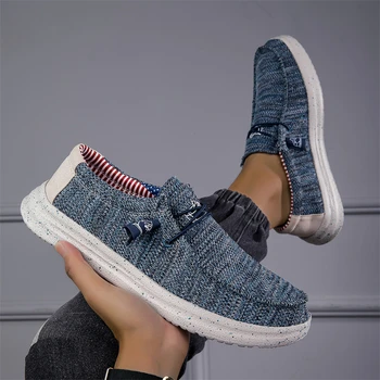 Summer Canvas Loafers For Men Large Size 48 Lightweight Men's Casual Shoes Comfortable Breathable Flat Shoes Man Slip-on Shoes 1