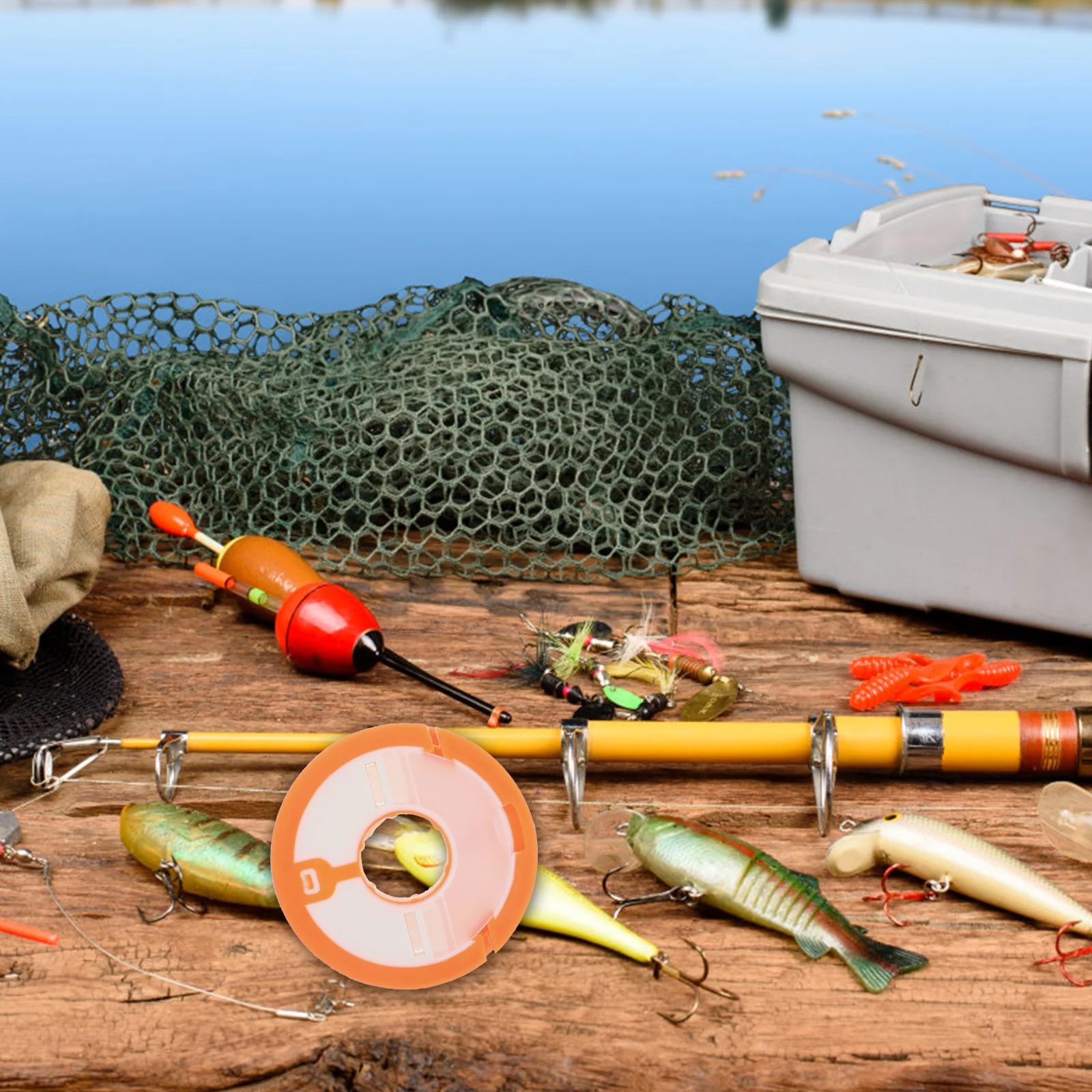 Equipment Fishing Gear Organizer Line Leader Holder Wheel Storage Reel  Protective Case