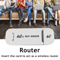 4G LTE USB Modem Dongle Mobile Broadband 150Mbps Modem Stick 4G Sim Card Wireless Router Home Office Wireless WiFi Adapter 2