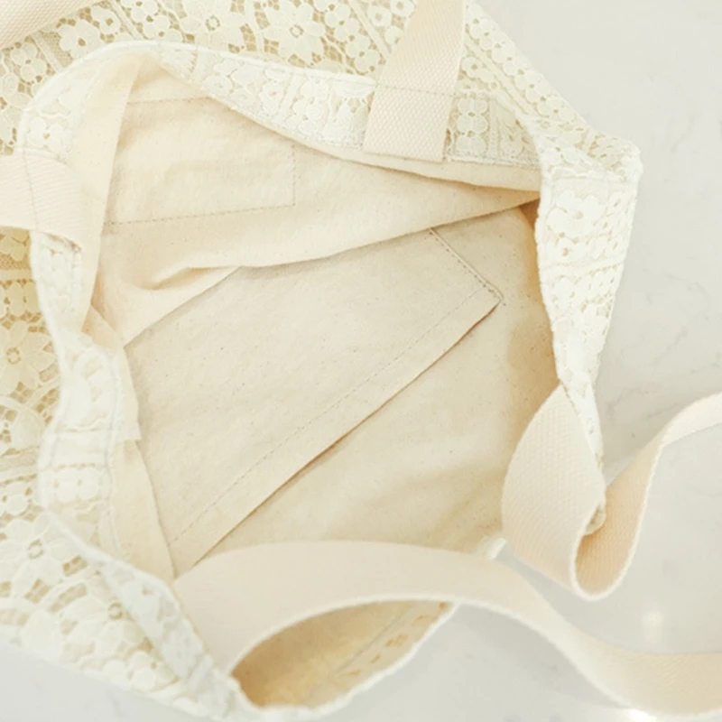 Large Capacity Shoulder Bag Women Reusable Grocery Canvas Tote Shopping Bag E74B