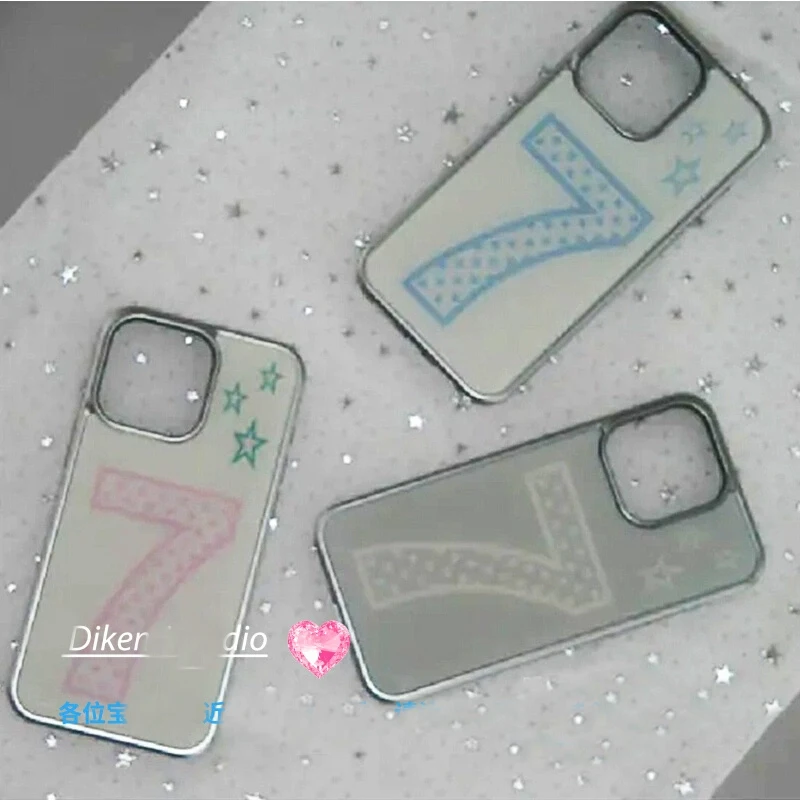 Lucky Number Seven Korean Minimalist Phone Case