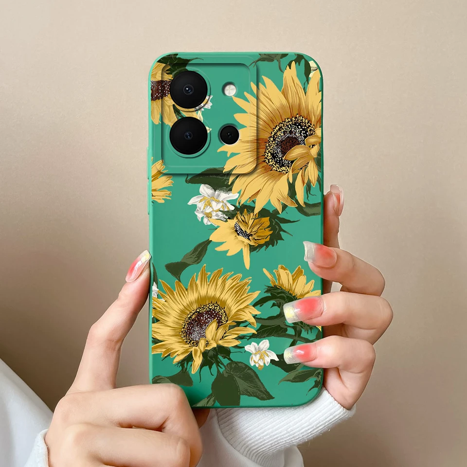 Mountain Flower Avocado Liquid Antifouling Protective Anti-drop Simplicity Phone Cover