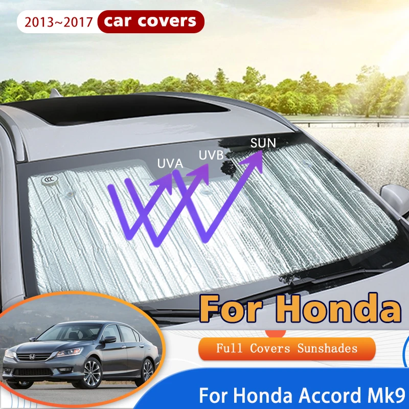 

Солнцезащитные очки для Honda Accord Mk9 2013 2014 2015 2016 2017, автомобильные аксессуары, солнцезащитные ветрозащитные стекла, козырек