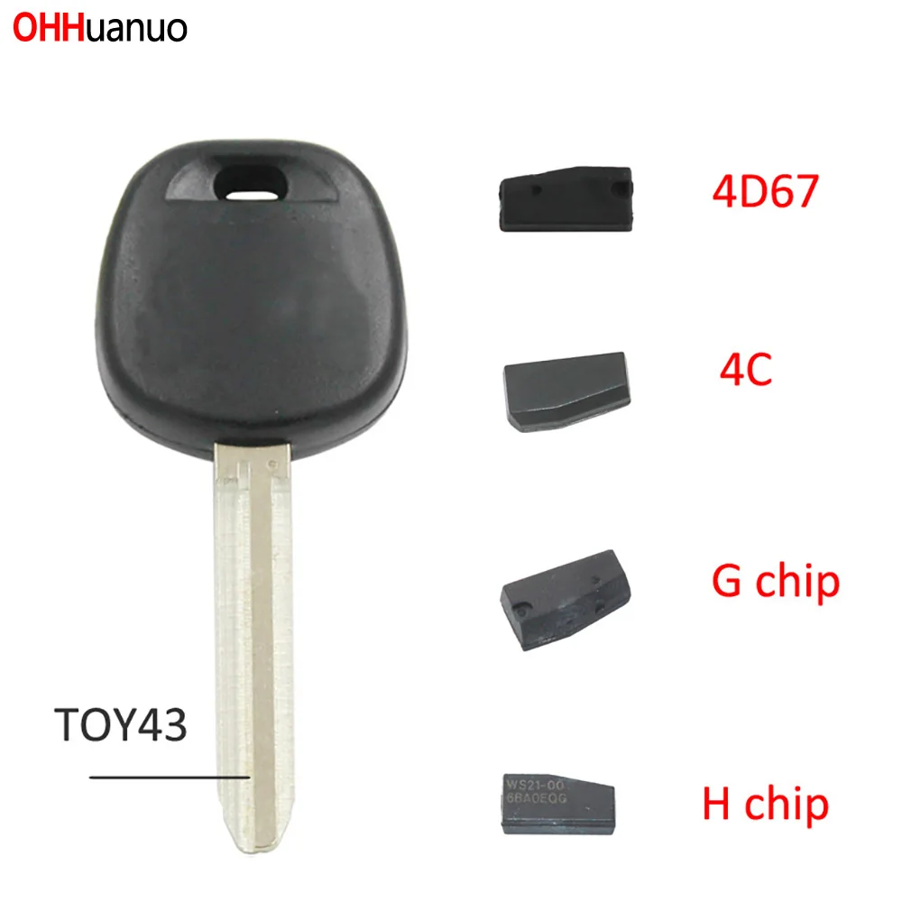 Transponder Key Blank Keyless2GO Toyota Transponder Keys - 2-Pack - Foto 2