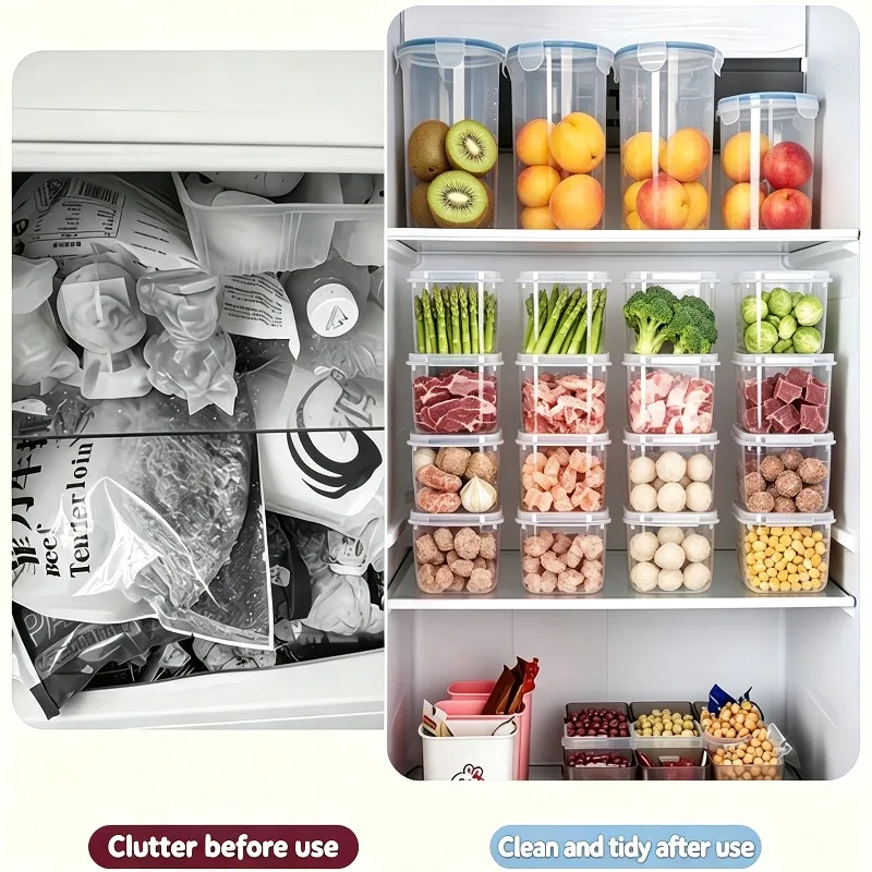 Efficient Airtight Stackable Food Storage Containers - 12 Piece Set for Meal Prep & Microwave Use