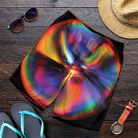 Colorful Bubbles Harajuku 3D Print Surfing Board Shorts Cool Summer Street Hip Hop Swim Trunks For Men Kids Travel Beach Shorts 2
