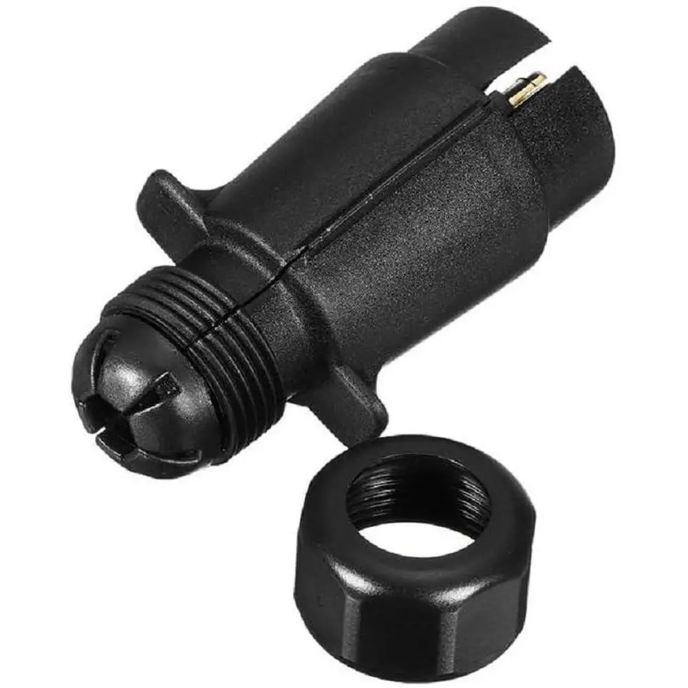 12V 12N Trailer 7 Pin Plug Round Wiring Tow Plastic Plug Car Accessories For Caravan Truck Boat Van Bus SUV trailer plug adapter trailer socket trailer plug socket trailer plug