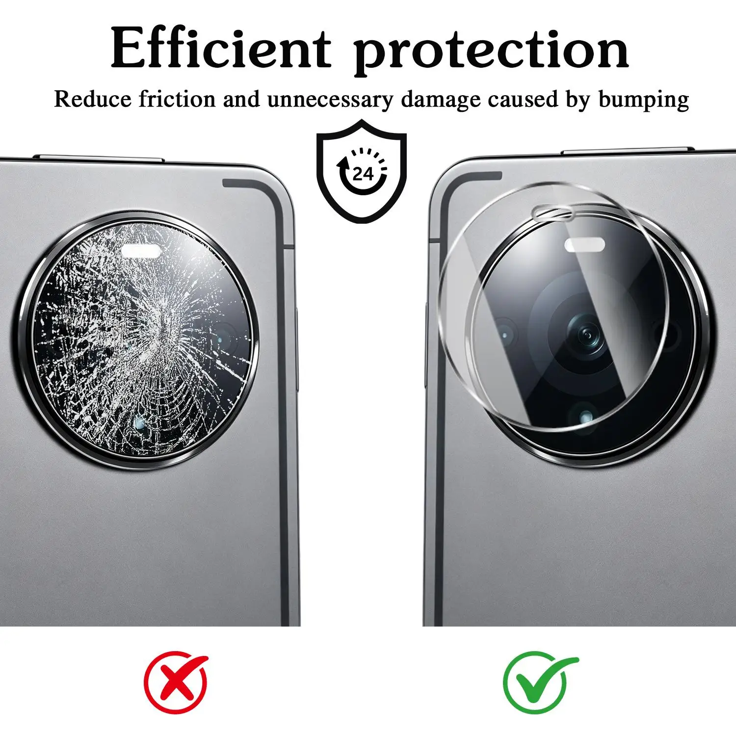 Ultra Clear Tablet Back Camera Tempered Glass Protector - Rear Lens Protective Film