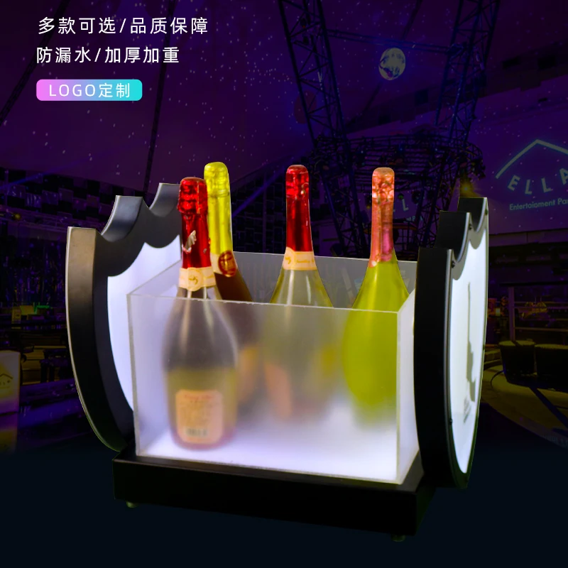 Bar Champagne King Luminous Beer Barrel Champagne Barrel KTV Nightclub Rechargeable Luminous Ice Bar Party Decoration