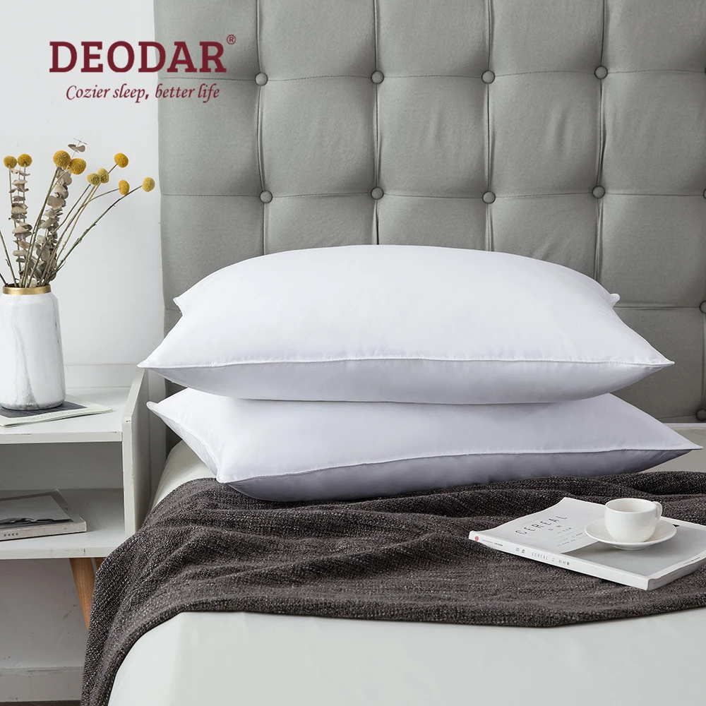 Deodar 85 Feather and 5 Down Pillow, Soft Neck Pillow, Hypoallergenic