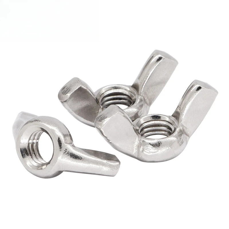 Butterfly Wing Nuts M3 M4 M5 M6 Stainless Steel Wing Nuts Zinc Plated Hand Tighten Nut accesorios para moto