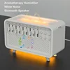 Hot Sale Nature Sounds Combination Bluetooth Speaker Flame Simulate Light Aroma Diffuser for Gift White Noise Machine Soundbox 3
