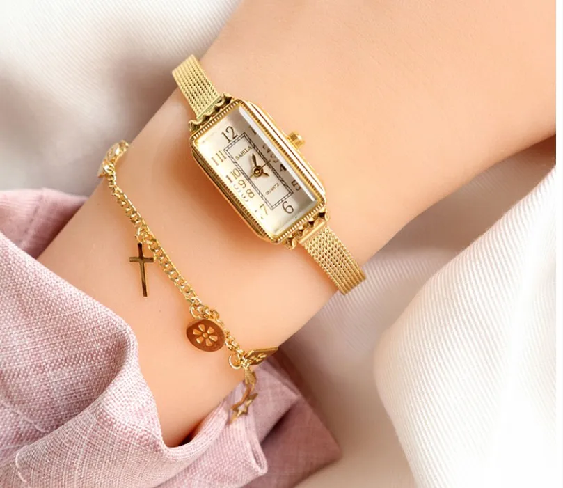 専用試着のみ希少マリア ゴールド 時計 jesse thebonez 2022 brass new women's watch 24K gold watch Vietnam Shajin