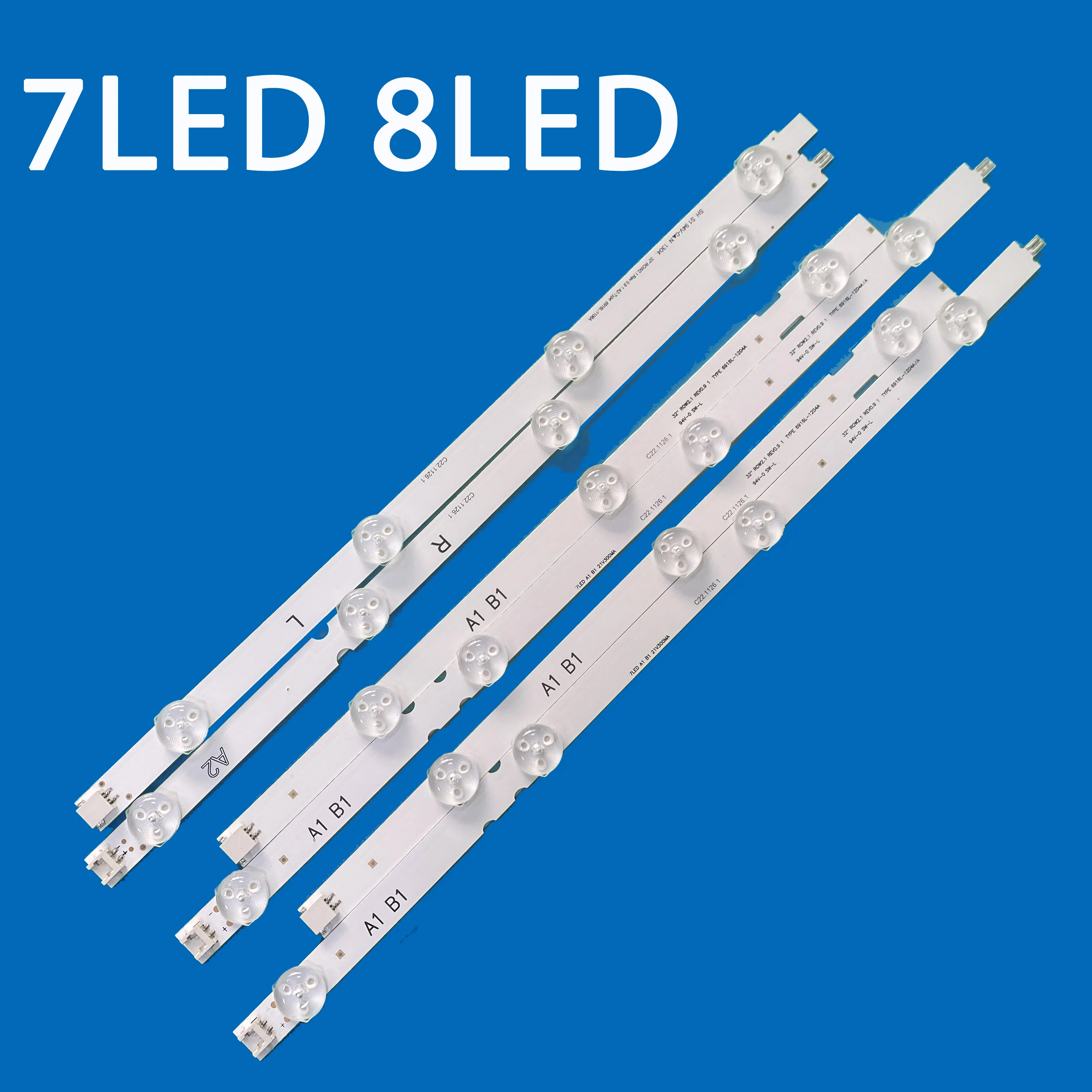 LED Backlight Strip 7/8 lamp 32'' TV 32LN540V 32LN541V 32LN520B LC320DXE 6916L-1399A 1400A 1437A 1438A 1204A 1426A NEW led light led light bar