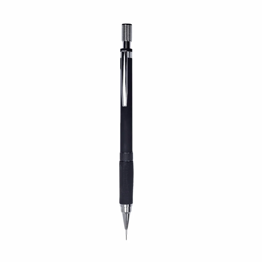 Simple Metal Mechanical Pencil 0.5/0.7/2.0mm 2B Press Using Sketch Writing Pencils Drafting Pencil Exam Drafting