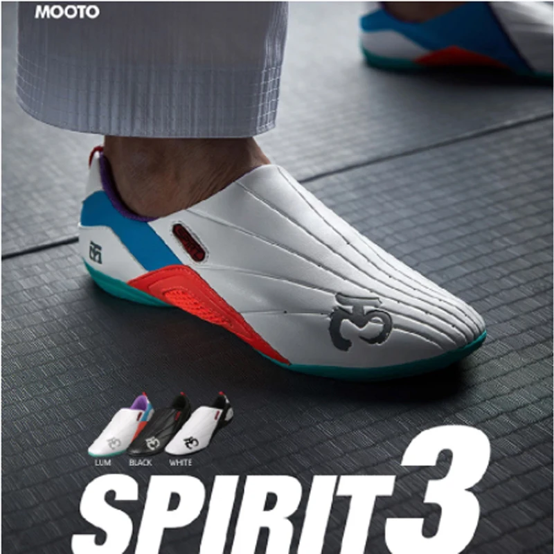 Martial Arts Shoes Spirit 3 MOOTO Road Shoes Taekwondo Shoes Men's High-quality Breathable Martial Arts Karate Kung Fu Gym Fitness Workout