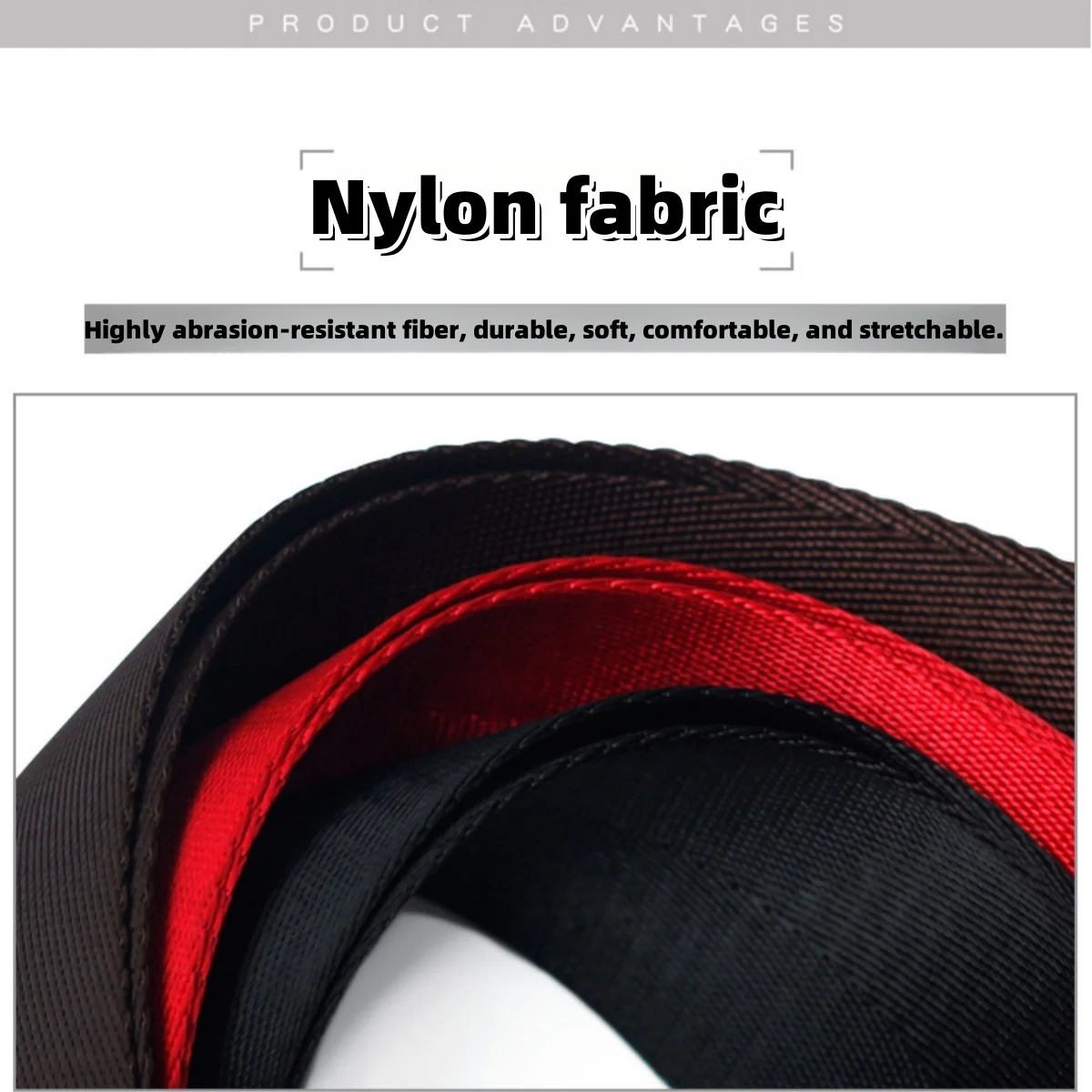 Nylon Guitar Strap - Lightweight, Adjustable, Anti-Slip, Soft & Durable with Quick Release Clips