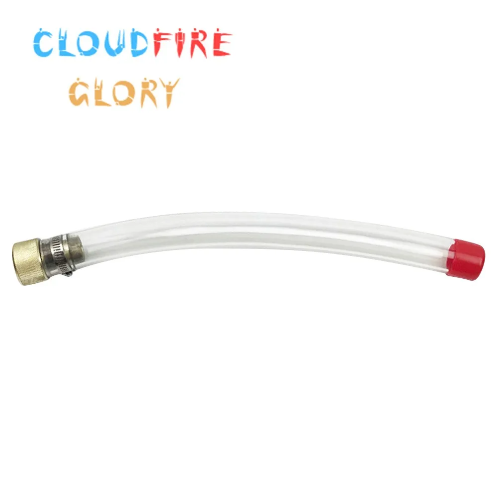 

CloudFireGlory Oil Drain Pipe Gold Clear Plastic Metal For Volvo 140 210 290 360 460B Excavator