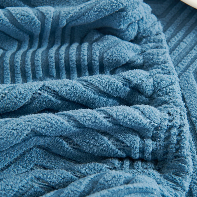 Sofa cushion cover, fleece jacquard sofa cover, all-season universal pet anti dirt, convenient installation 1/2/3/4/L PC 6