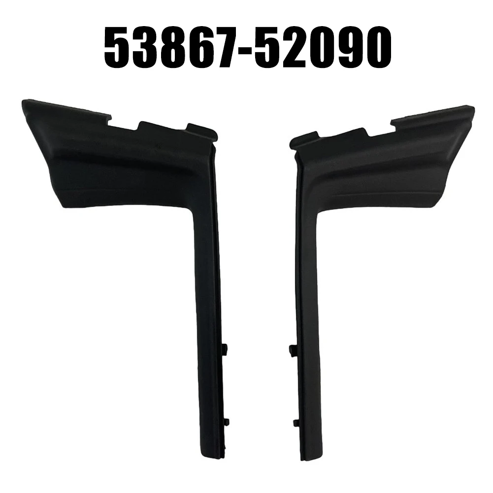 

2pcs/pair Car Front Windshield Wiper Cowl Cover Extension Trim For Toyota For Yaris 2012-2015 Exterior Parts Accessories