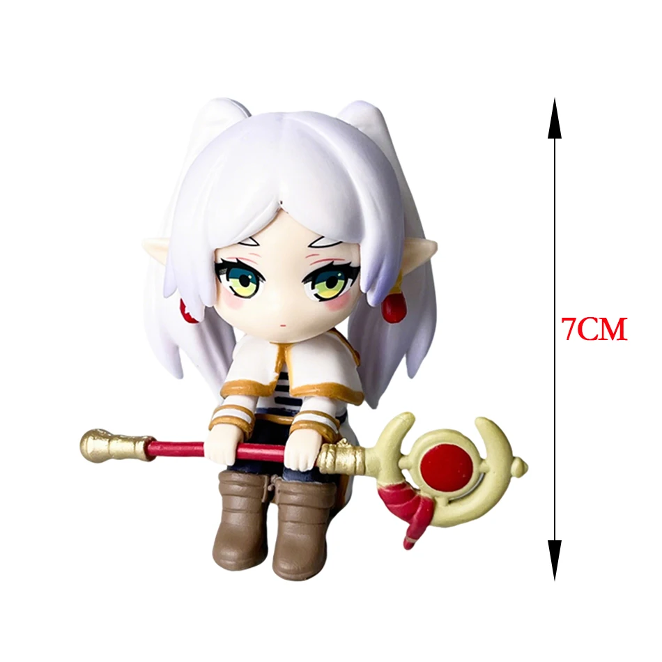 Chibi Frieren Collectible Figurine - Mini PVC Desk Decor Gift