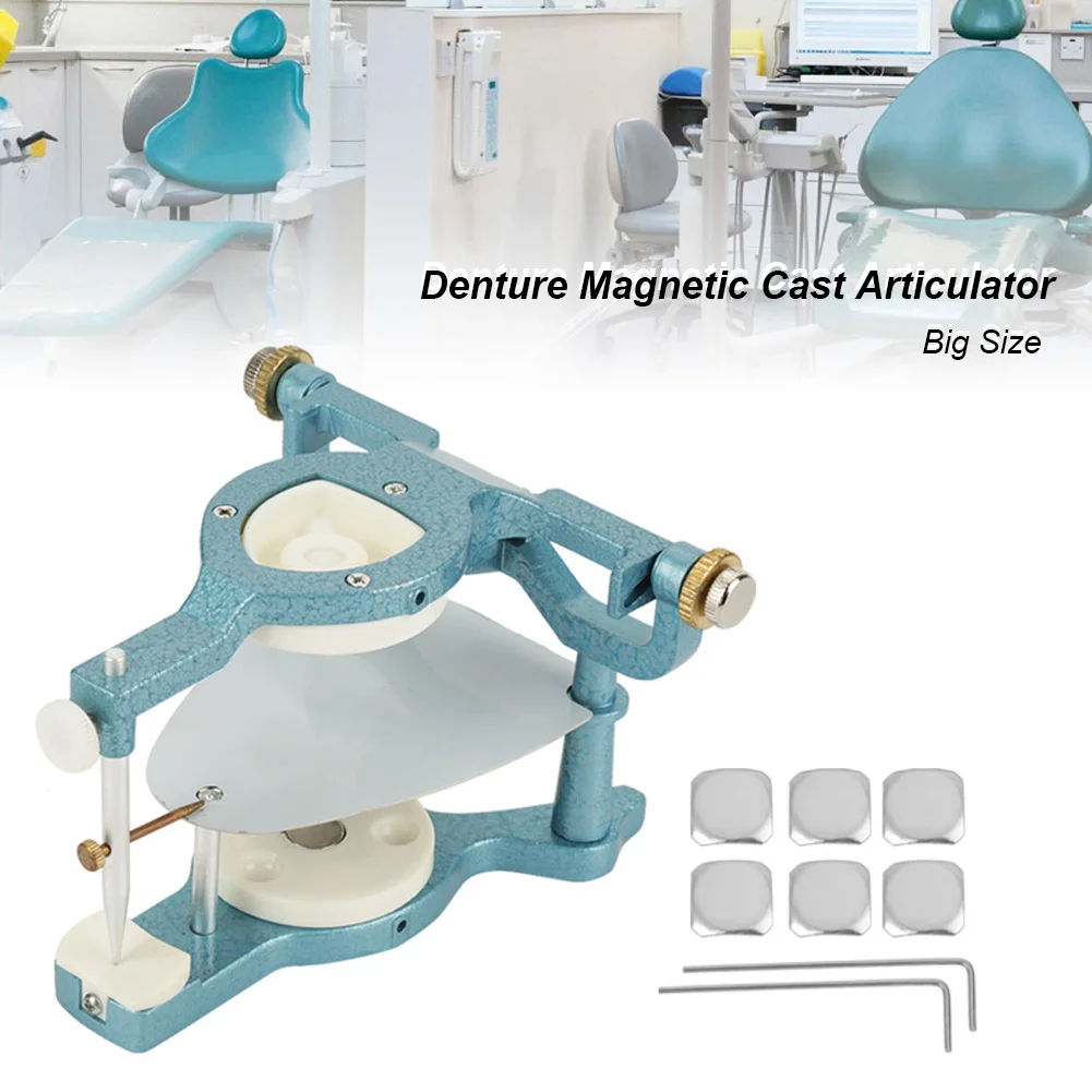Articolatore Magnetico Dentale Di Grandi Dimensioni Telaio A Ganasce Fuso Articolatore Anatomico Attrezzatura Per Occlusione Da Laboratorio Dentale Re