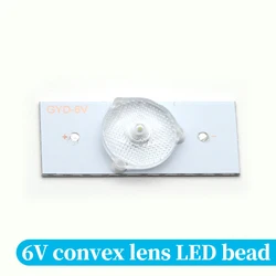 Set of 10 SMD Lamp Beads with Optical Lens Filter - 100 Pcs (6V routine)