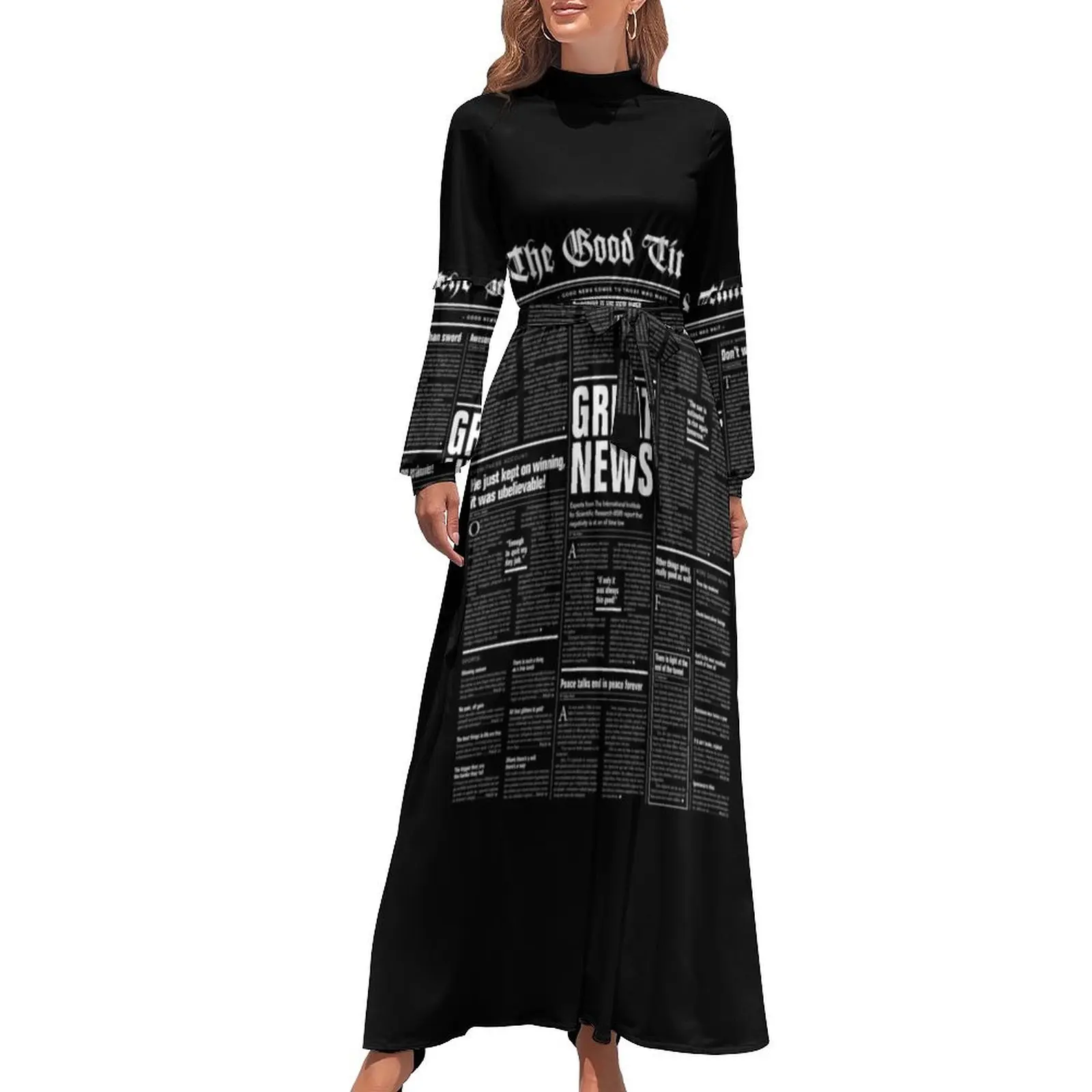 thumbnail image 1 of Los Buenos Tiempos Vol. 1 No. 1 INVERTIDO Vestido Largo vestido elegante Ropa mujer vestido de noche mujer Vestido elegante, 1 of 5